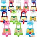 Wettarn 2 Pack Mini Basketball Game Desktop Arcade Basketball Game Basketball Party Favors Basketball Toys Tabletop Games for Goodie Bags Fillers Office Classroom Awards Stress Relief Toy
