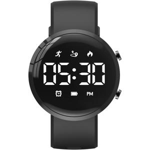 Kids Fitness Tracker Watch, Digital Steps Counter, Boys Girls Waterproof Wristwatch with Step Counting/Distance/Calories/Stopwatch/Alarm Clock, Great Xmas Gift for Children (Black)