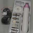 PELCAS Toenail Grinder for Thick Toenails 8 in 1 Manicure & Pedicure Kit, 5 Speeds Cordless Nail Drill with LED Light Electric Foot Callus Remover for Foot Callus, Thick Nails, Finger Nails Pink