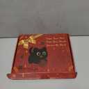 Black Cat Yarn Holder for Crocheting, Wooden Crochet Yarn Holder Magnetic Yarn Spinner with Accessories Storage Anti-Slip Pads,Yarn Ball Holder Crochet Gift for Knitting Lovers with Gift Box Packaging