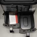 CHEFMAN 6 Quart Dual Basket Air Fryer Oven with Easy View Windows, Sync Finish, Hi-Fry, Auto Shutoff, 2 Independent 3Qt Nonstick Dishwasher Safe Frying Baskets, Digital Double Air Fryer - Black