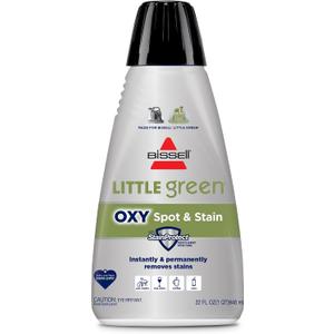 Bissell Little Green Spot & Stain Cleaning Solution with OXY and StainProtect, for All Leading Portable Carpet & Upholstery Deep Cleaners, Instantly & Permanently Removes Stains, 2038G, 32oz, EXP: Unknown