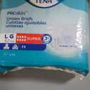 TENA Proskin Super Absorbency Incontinence Adult Diapers, Unisex, L, 14 ct | Designed with flexible stretch sides, these adult diapers can be easily fastened or pulled up and down like regular underwear