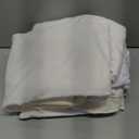 Double Color Arch Backdrop Cover Set of 3 - 6ft/6.6ft/7.2ft Wedding Spandex Fitted Covers for Round Top Arch - Baby Party Birthday Banquet Shower (White+Cream)