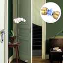 Sumnacon 2Pcs Stainless Steel Mini Door Stoppers- Powerful Magnetic Door Stop with Screws,Heavy Duty Door Holder for Bedroom Bathroom Kitchen Home Office, Gold