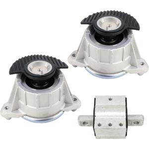 3 Pieces 2042404317 Front Left Right Engine Motor Mount 2006-2015 for Benz C200 C300 E200 E260 E300 CLS350 CLS300 CLS320 Replacement # 2042404217 2122400418