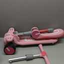 Unbreakable & Never Fall Down 2-in-1 Scooters Kids 3 Wheel Kick Scooter for Boys Girls Ages 3-8, Adjustable Height & Seat, Widened Non-Slip Deck, More Safer for Beginner Toddlers