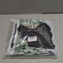 Chinoiserie Mahjong Mat with 1 Carrying Bag 31.5" x 31.5" Green and White Rubber Anti Slip and Noise Reduction Multi Purpose Game Table Cover for Mahjong, Card, Board Tile Games