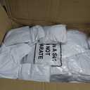 Newwiee 100 Pcs Spandex Chair Covers Bulk - Stretch Folding Flat Front Fitted Universal Chair Protector Pack Removable Washable for Wedding Party Dining Banquet Event (White)