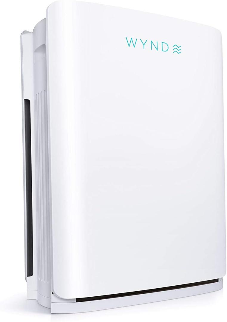 Wynd Max Home Air Purifier (Consumer Version) - App and Alexa Enabled, Smart Purification - HEPA Filter - For Home, Office, Large Spaces - 1200 sqft | Wildfire, smoke, dander, dust, odor