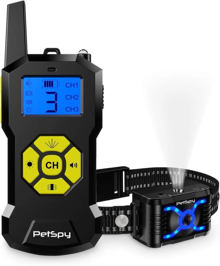 PetSpy Citronella Spray Dog Training Collar with Remote