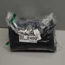 Smiry Luxury Chenille Bathroom Rugs 30x20, Extra Soft and Absorbent Shaggy Bath Mat, Machine Washable, Non-Slip Plush Carpet Runner for Tub, Shower, and Floor, Home Decor Accessories, Black