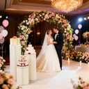 3 Pack Cylinder Stands for Party, Round Cake Pedestal Stands Foldable Buffet Food Risers White Cardboard Cylinder Stands with Acrylic Plates Centerpiece Cake Pedestal Stand for Birthday Wedding Table (3PCS-H468)