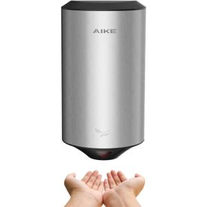 AIKE Air Focus Compact Hand Dryer UL Listed 120V 1350W Brush Stainless Steel Finish