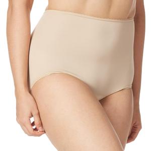 Bali Women's Skimp Skamp Brief Underwear, Panties, Smoothing Stretch Brief Underwear for Women (9, Nude)