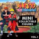 Naruto Shippuden Collectible Mini Figures 8-Pack Deluxe Box Multiple Assortments with Naruto, Sasuke, Kakashi, Itachi & More Characters (Assortment B)