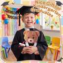 Deekin 10 Inch Kindergarten Graduation Bears Stuffed Animal Class of 2026 Plush in Black Cap Grad Bear Kindergarten Graduation Gifts Stuffed Animal Plush Toy for Grad Party Decor