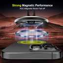 Magnetic Phone Holder for Gym, Strong Magnetic Phone Mount, 360 Rotation Cell Holder Compatible with Magsafe iPhone, Gym Essentials Accessories for Workouts