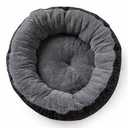 Gray Round Cat Bed