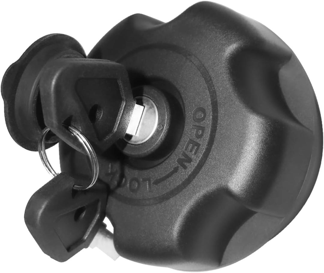 Locking Gas Cap for Boat, Fuel Gas Tank Cap with Key Compatible with Polaris RZR Ranger 900 1000 XP PRO XP Sportsman Anti-Theft Boat UTV Replace for# 5433687 5435534 5450389 5439075