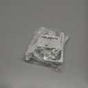 2 x TonGass 4-Pack RV Curtain Holders with Screws (White)  Camper & Motorhome Curtain Clips for Window Drapes, Heavy-Duty Plastic Retainers for RV, Boat, and Trailer Curtains