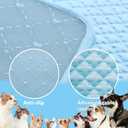 SOMOYA Dog Cooling Mats,Foldable Non-Slip Arc-Chill Cool Pad 17.7x23.6 in | Cooling Pad for Dogs Q-Max 0.45 Washable Absorbs Pet Heat Fast Suit for Indoor Outdoor Summer Use for Cats