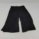 Made by Johnny Women's Knit Culottes Pants XXL BLACK