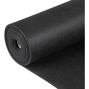 VEVOR Geotextile Landscape Fabric, 3ft x 100ft 4 oz, Non-Woven PP 350N Tensile Strength & 440 N Load Capacity, Drainage Ground Cover, Garden Weed Barrier, French Drains, Black