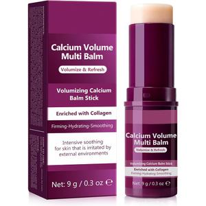 Calcium Multi Balm Stick – Calcium Volume Multi Balm for Anti-Aging, Wrinkles & Intense Hydration, Korean Collagen Moisturizing Stick for Face, Eyes & Neck (1)