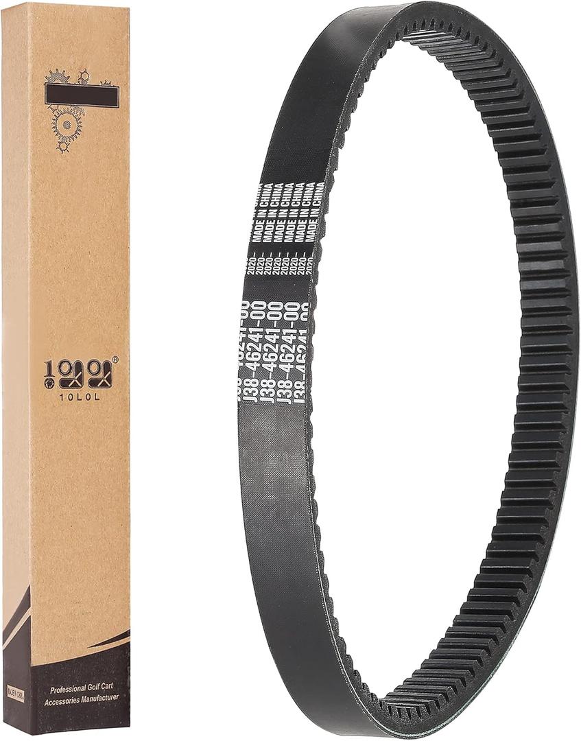 10L0L Clutch Drive Belt for Yamaha G2 G5 G8 G9 G11 G14 G16 G19 G20 G21 G22 G29/Drive Gas Golf Cart, OEM J38-46241-00, J55-G6241-00-00