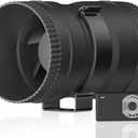 Hon&Guan 3 Inch Inline Blower Fan with Speed Controller 120 CFM with 20W Ultra-Low Power and Low Noise (Black Basic)