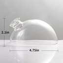 Essential Oil Diffuser Glass Dome,The Diameter is 4.75 Inches, 2.1Inches High,Not Fit for All The DiffuserPlease Choose Carefully