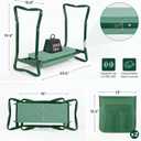 Garden Kneeler and Seat with 2 Tool Pouches for Gardening Work, 1PCS