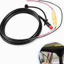 010-11678-10 Power Cable for Garmin Echo Fish Finder 100 101 150 151 151dv 200 201 201dv 300c 301c 301dv 500c 501c 550c 551c 551d, 6ft, 4-pin