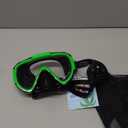 Snorkel Set Adults Snorkeling Gear Anti-Fog Panoramic View Swim Mask Dry Top Snorkel Kit with Carry Bag for Snorkeling Scuba Diving Swimming Travel (Grass Green+Black)