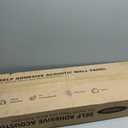 Art3dwallpanels 10 Pack Acoustic Panels, 48" X 12" X 0.35" Soundproof Wall Panels, Self Adhesive High Density Sound Absorbing Acoustic Treatment for Recording Studio, Office, Light Camel