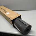 ProsourceFit Natura TPE Yoga Mat 1/ 4" (6mm) Thick, 72" Long, Reversible with High-Density Cushion & Non-slip Texture, Eco-conscious & Hygienic, Black/ Grey