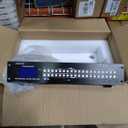 4K HDMI Matrix 16x16 w/Web & AUX Audio Output, ARVITEK Matrix Switcher 16 in 16 Out Support LAN/RS232/IR/APP Switch, Fit 2U Rackmount Rack
