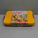 Klever Kits Construction Sensory Bin for Toddlers with Glow in The Dark Stones, Sandbox with Lid Castle Building kit, Preschool Learning Activities Gifts for Boys Girls Age 3+ by JOVA