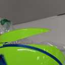 Tanganan LED Alien Mask for Adult Kids,Halloween LED Light up Mask 3 Modes Lighted Face Mask for Festival Cosplay Costume (1pc+gloves)