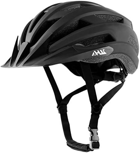 Youth Adult Road Bike Helmet, Men Women Adjustable Mountain Bicycle Helmet with Detachable Visor, Youth, Kids, Adult, L: 58-61cm / 22.8-24.0 inch
