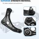2pcs Front Control Arms w/Ball Joints Sway Bars for 2012-2019 Nissan Versa