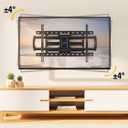 Mounting Dream TV Wall Mount for Most 42-84 Inch TVs, Full Motion Wall Mount Bracket with Articulating Arms , Max VESA 600x400mm , Up to 100LBS , Fits 16" , 18" , 24" Studs