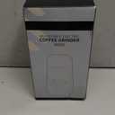 SHARDOR Electric Super Silent Blade Coffee Grinder, Timed Grind Control Rotary Knob, Adjustable Coarse to Fine for Coffee Beans, Spices & Herbs, with 1 Removable Stainless Steel Bowl, Cream