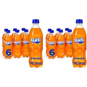 Fanta Orange Soda | Soft Drink | 16.9 fl oz | 12 Pack x 2 | BBD 02/09/26