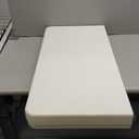 34" Square Folding Card Table, Fold-in-Half Utility Dining Portable Table Heavy Duty HDPE White Plastic Foldable with Carrying Handle Indoor Outdoor for Picnic, Camping, Party