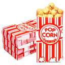 144 Pcs Paper Popcorn Bags, 1 oz Popcorn Bags Individual Servings, Bulk Pop Corn Sleeves for Pop Corn Machine, Movie Night, Cinema, Carnival, Party, Concessions