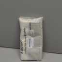 AmHoo Pack of 2 Farmhouse Stripe Check Throw Pillow Covers Set Case Cotton Linen Decorative Pillowcases Cushion Cover for Couch Bench Sofa 20x20Inch Linen Grey