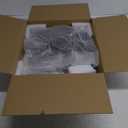 ZMISHIBO Low Profile Ceiling Fans with Lights and Remote, 20 Inch Flush Mount Ceiling Fan with Light, 3000K-6000K Dimmable Fandelier LED Fan Light, 6 Wind Speeds Black Ceiling Fans for Bedroom