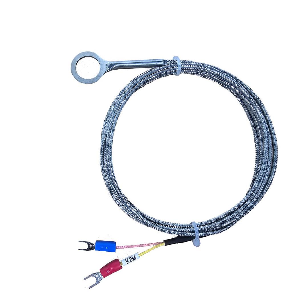 Motor Cylinder Head Temperature (CHT) Sensors K Type with 14mm Inner Diameter Washer & 10 ft Cable for Car Cylinder Head Temperature Measurement